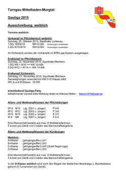Herbstcup 2012 - Turngau Mittelbaden
