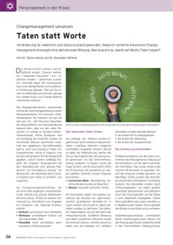 personalSCHWEIZ_Sonderausgabe September 2015