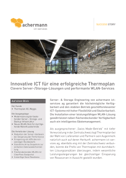 Thermoplan Success Story - achermann ict