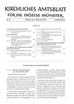 Inhalt Liebe Schwestern und Br&uuml;der, in der Geburt Jesu Christi