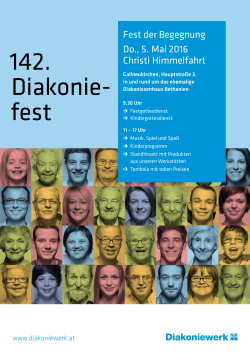 Fest der Begegnung Do., 5. Mai 2016 Christi