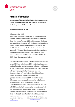 PDF zum - Kreissparkasse Köln