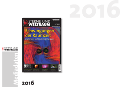 Mediadaten 2016 - Spektrum der Wissenschaft Verlag