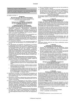 Amtsblatt Zu BASS 12-65 Nr. 6 Zeugnisse, Bescheinigungen &uuml;ber