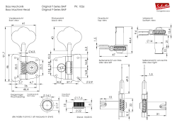 Original F-Series BMF Original F-Series BMF Bass Machine Head