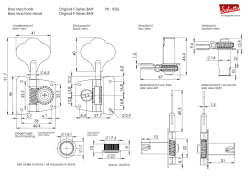 Original F-Series BMF Original F-Series BMF Bass Machine Head