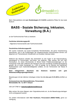 BASS - Soziale Sicherung, Inklusion, Verwaltung