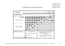 Grifftabelle f&uuml;r Bass-Krummhorn