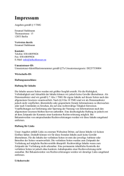 Impressum
