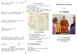 Infos - SARANA Dhamma-Treffpunkt Bad Pyrmont