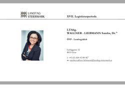 WALLNER-LIEBMANN Sandra, Dr.in