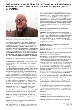 Interview - Rummel AG