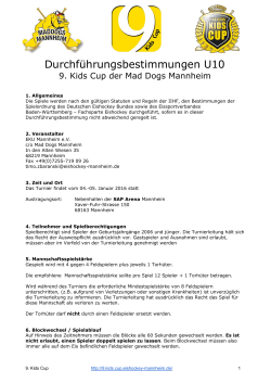 Durchführungsbestimmungen U10