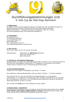 Durchf&uuml;hrungsbestimmungen U10