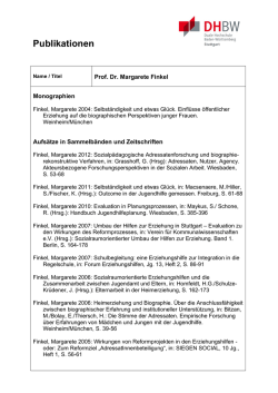 Publikationen - DHBW Stuttgart