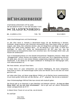 Brief Nr. 72 - Scharfenberg