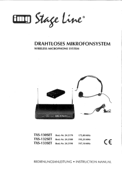 TXS~1 3OSET Best-Nr. 24.2170 175,00 MHZ TXS-1 32SET Best