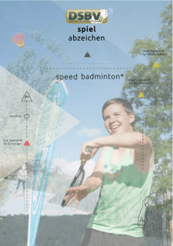 badminton* spiel abzeichen