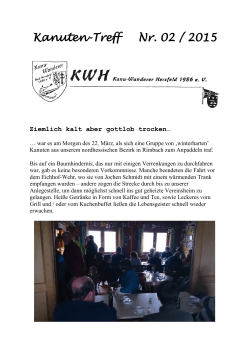 Nr. 2 - 2015 - KWH Hersfeld 1986 eV
