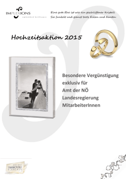 Implexions Hochzeitsaktion exklusiv f&uuml;r MitarbeiterInnen