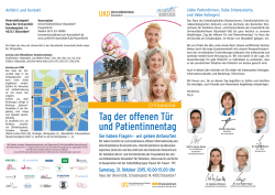 programm - Universit&auml;tsklinikum D&uuml;sseldorf
