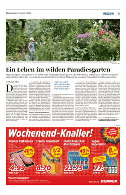 Ein Leben im wilden Paradiesgarten