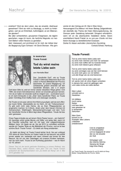 Henriette Blasl - Erika Mitterer Gesellschaft