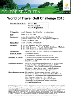 World of Travel Golf Challenge 2015
