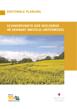 Pastorale Planung des Dekanats Maifeld