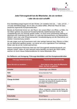 Jede F&uuml;hrungskraft hat die Mitarbeiter, die sie verdient