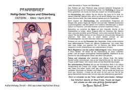 Osterpfarrbrief 2016 (Treysa) - Pastoralverbund Maria Hilf