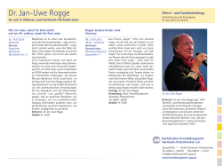 Dr. Jan-Uwe Rogge - Kreisbildungswerk Garmisch