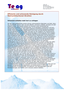 Effiziente und schonende Reinigung durch