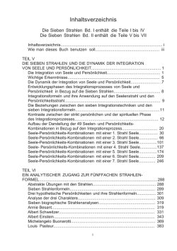 Inhaltsverzeichnis