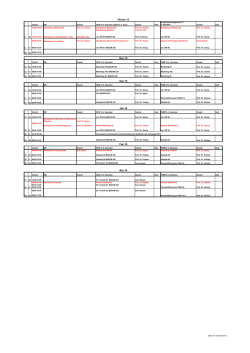 Präsenztermine WS 2015/16
