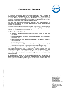 Informationen zum Zahnersatz
