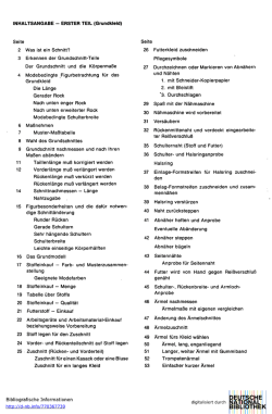INHALTSANGABE - ERSTER TEIL (Grundkleid) Seite 2 Was ist ein