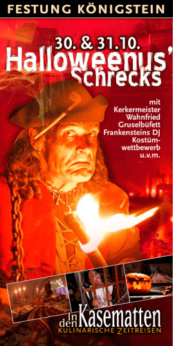 Halloween-2015 - Restauration Festung K&ouml;nigstein