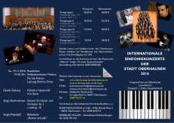 internationale sinfoniekonzerte der stadt