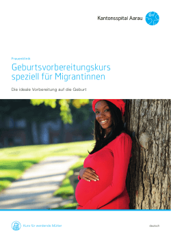 Geburtsvorbereitungskurs speziell für Migrantinnen
