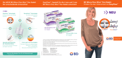 EasyFlow&trade;: Speziell f&uuml;r die 4 mm und 5 mm BD Micro