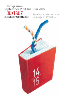 Jukibuz Jahresprogramm 2014 2015