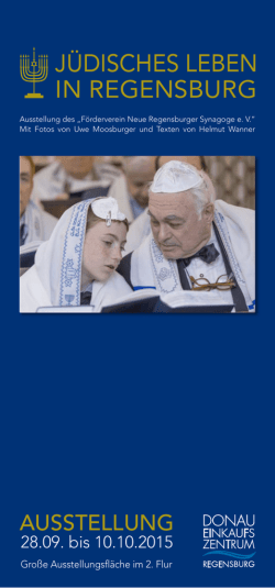 J&uuml;disches Leben in RegensbuRg - Neue Regensburger Synagoge