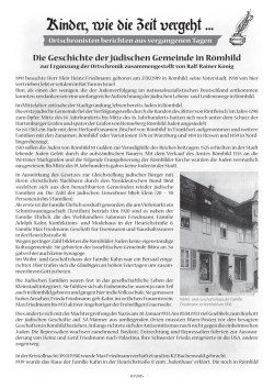 J&uuml;dische Gemeinde R&ouml;mhild