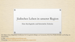 J&uuml;disches Leben in unserer Region
