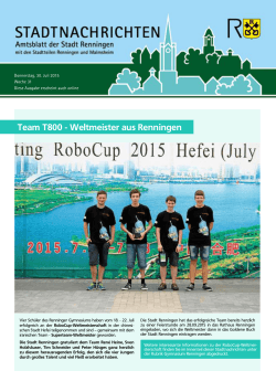 Team T800 - Weltmeister aus Renningen