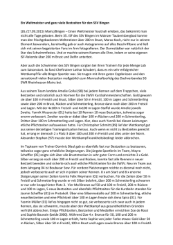 Ein Weltmeister und ganz viele Bestzeiten f&uuml;r den SSV Bingen (26