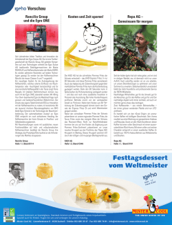 Festtagsdessert vom Weltmeister