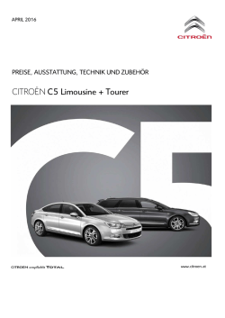 CITROËN C5 Limousine + Tourer