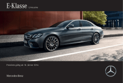 E-Klasse Limousine
